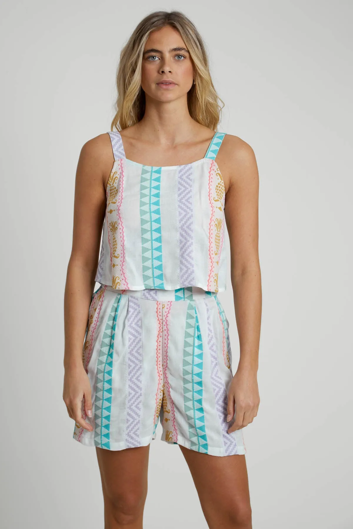 PINI JACQUARD CAMI TOP sold by NATIVE YOUTH product image thumbnail 4