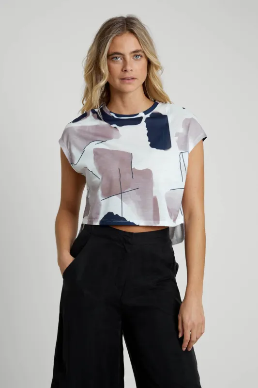 Linear Tint Crop Top sold by NATIVE YOUTH