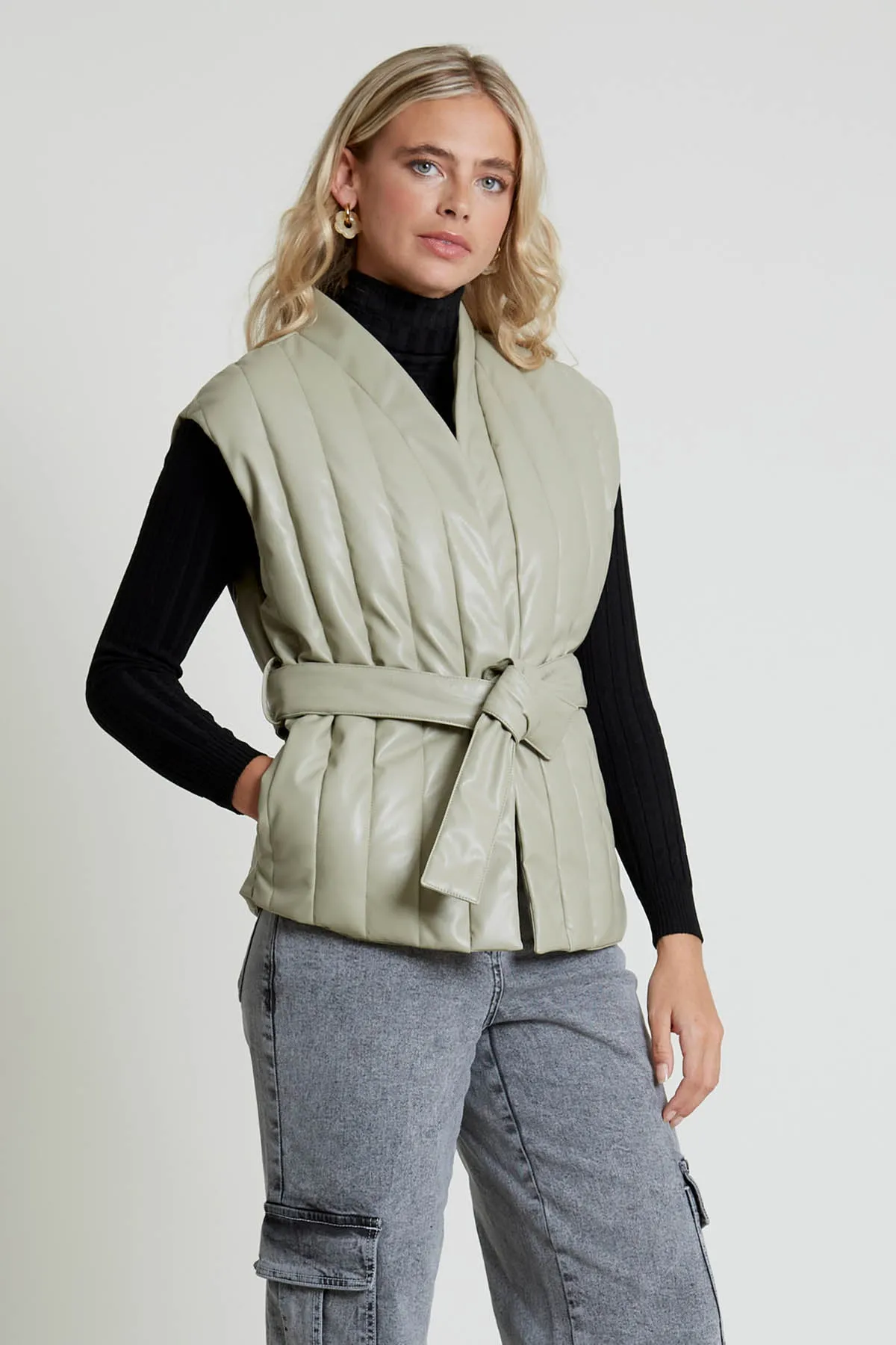 IDA PUFFER GILET sold by NATIVE YOUTH product image thumbnail 2