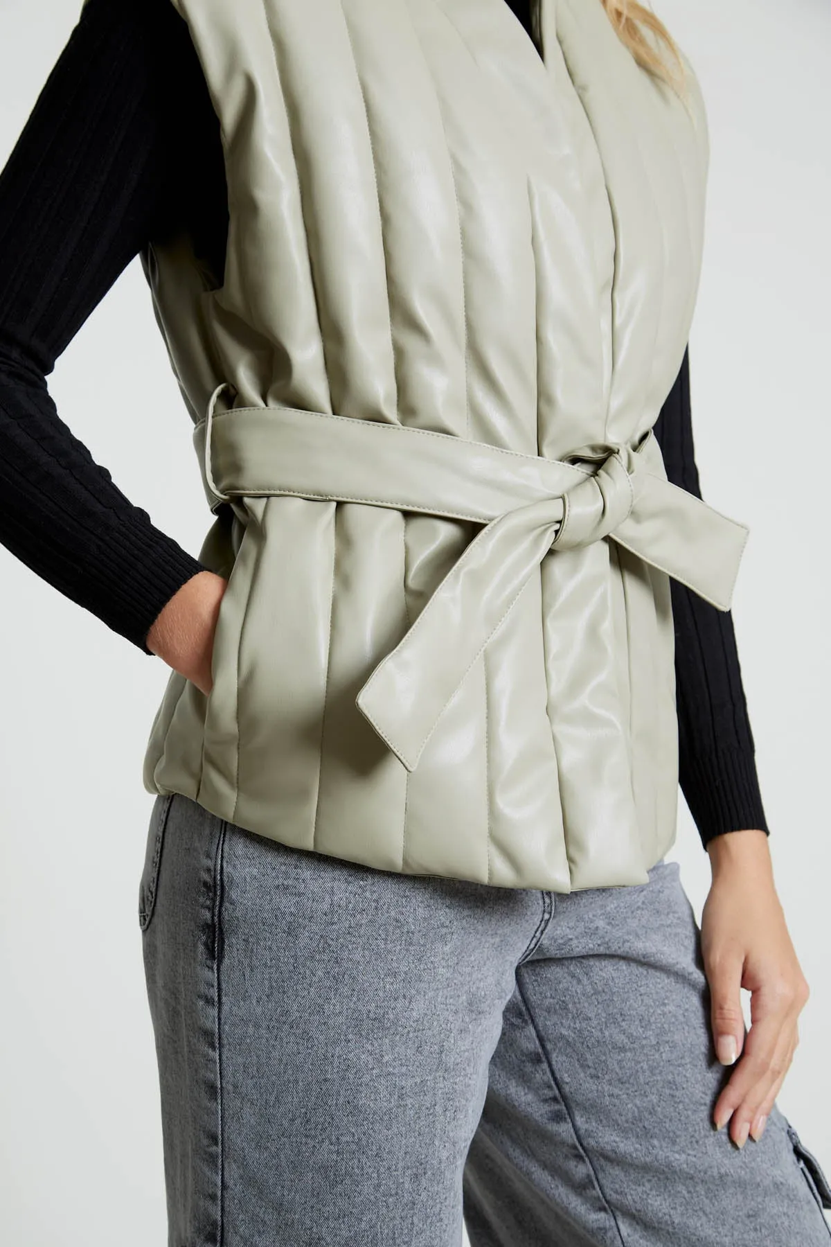 IDA PUFFER GILET sold by NATIVE YOUTH product image thumbnail 3