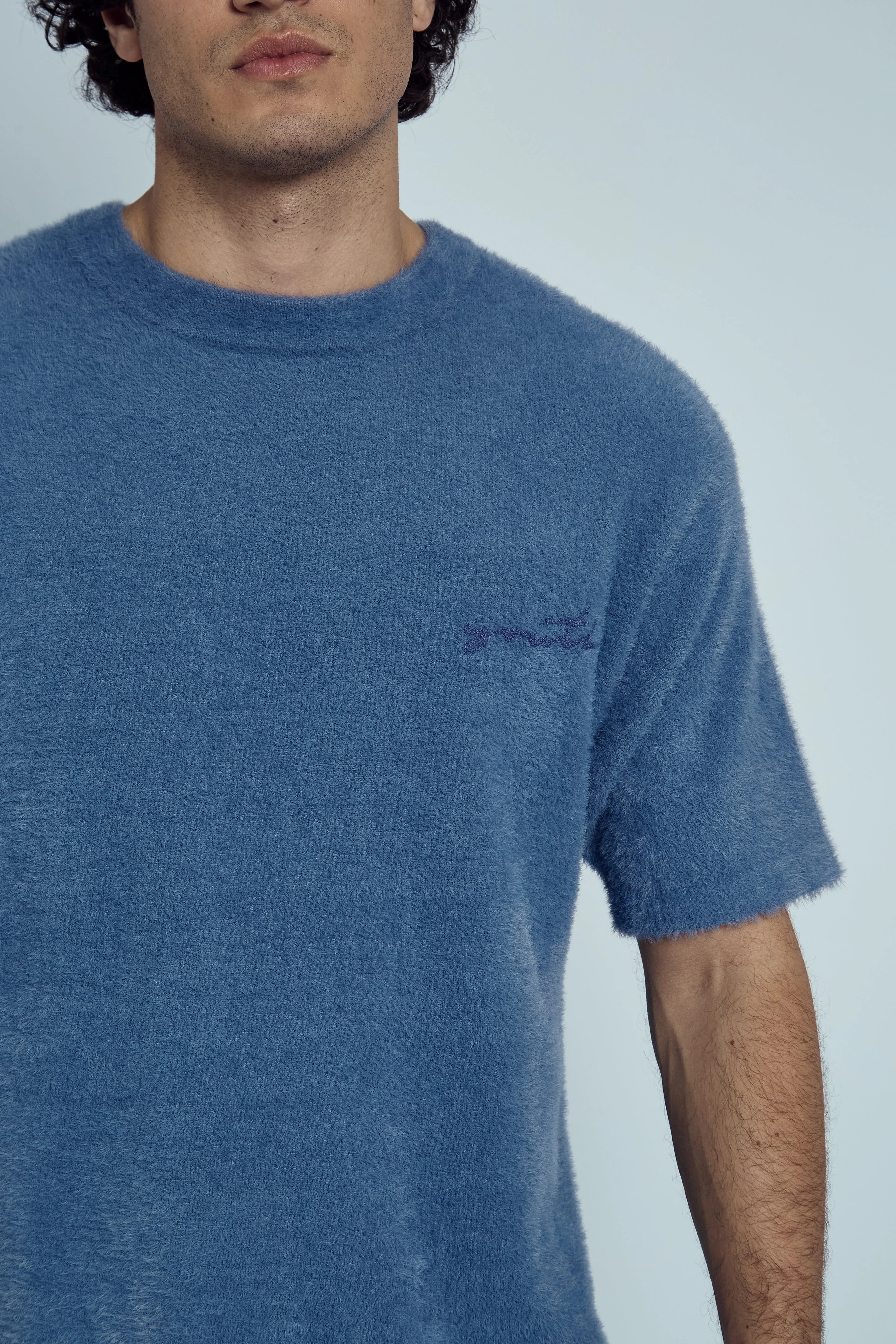 TULLOCH SHORT SLEEVE JUMPER IN FLUFFY KNIT sold by NATIVE YOUTH product image thumbnail 2