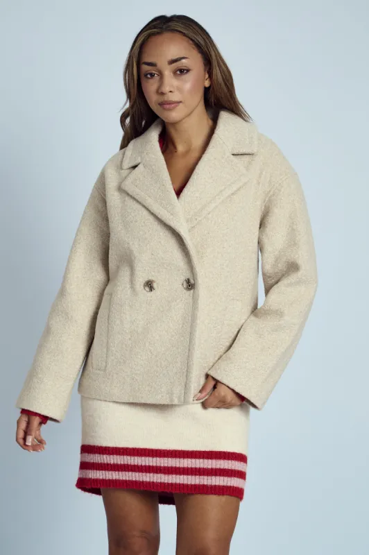 GROVER BOUCLE CROPPED COAT sold by NATIVE YOUTH