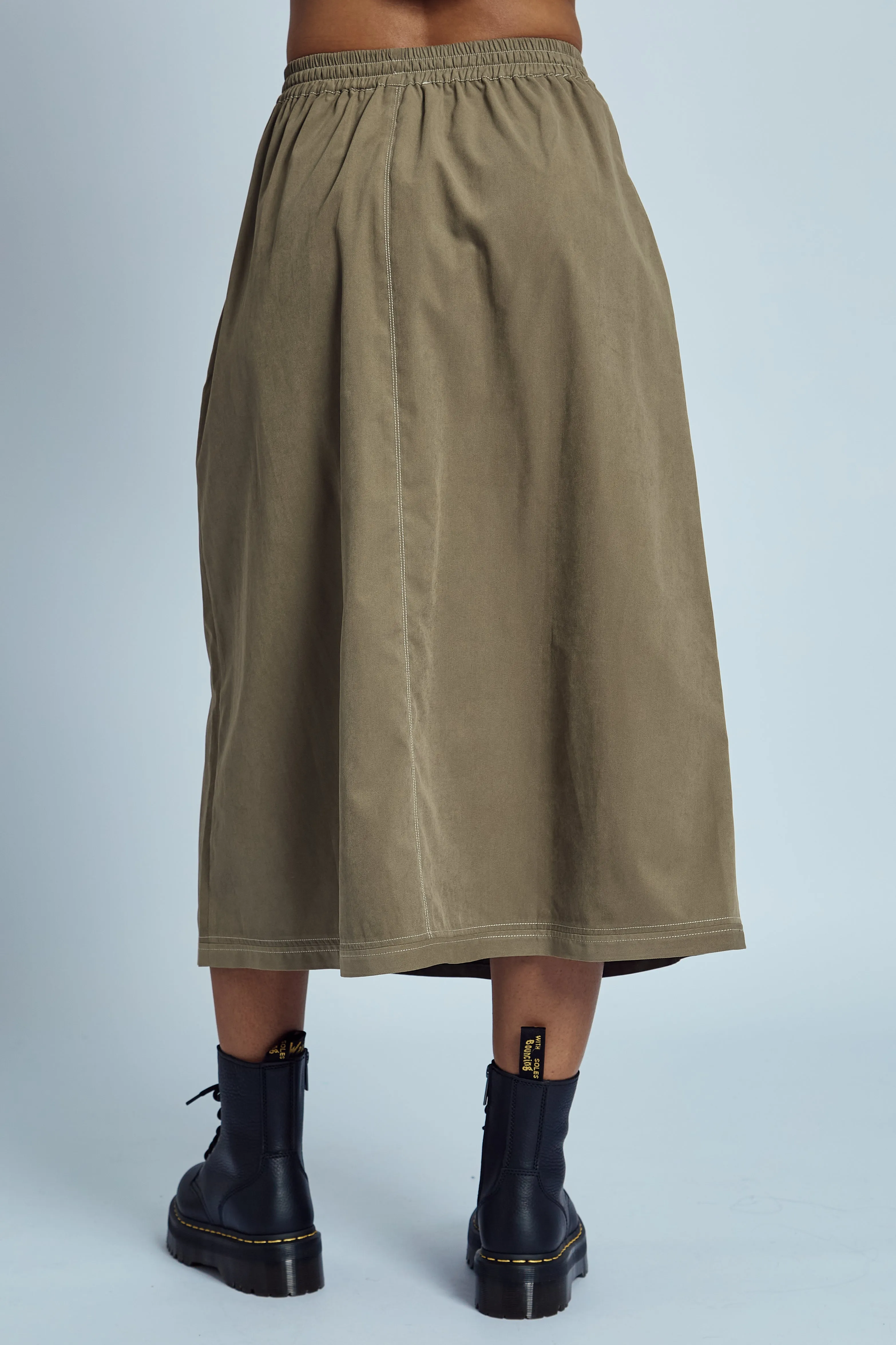 EVELYN EMBROIDERED MIDI SKIRT sold by NATIVE YOUTH product image thumbnail 5