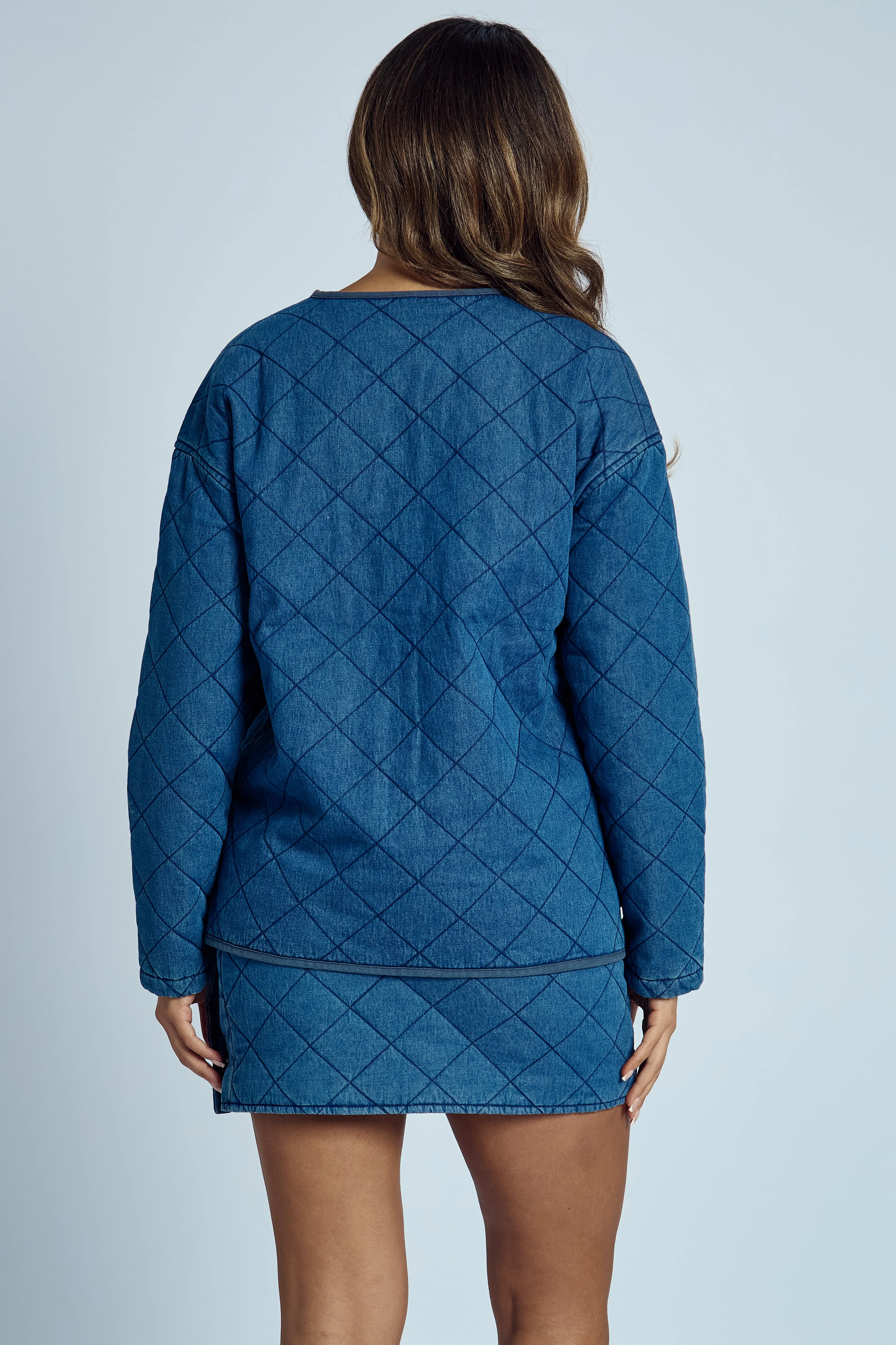 NADIA QUILTED WASHED JACKET sold by NATIVE YOUTH product image thumbnail 5
