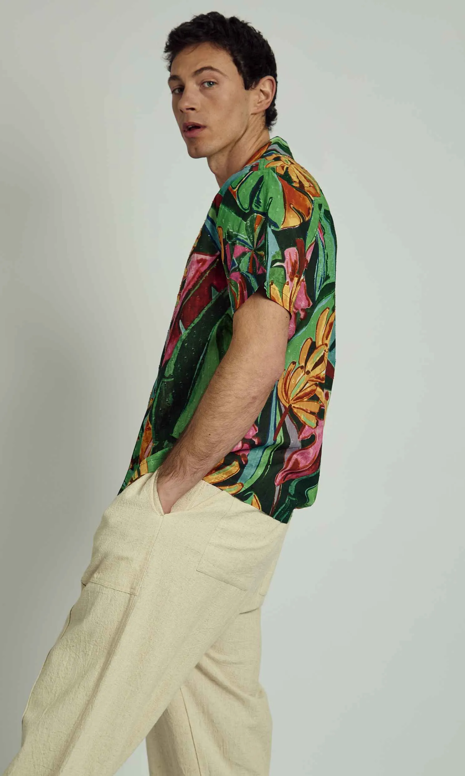 JAMISON PRINTED SHIRT sold by NATIVE YOUTH product image thumbnail 5