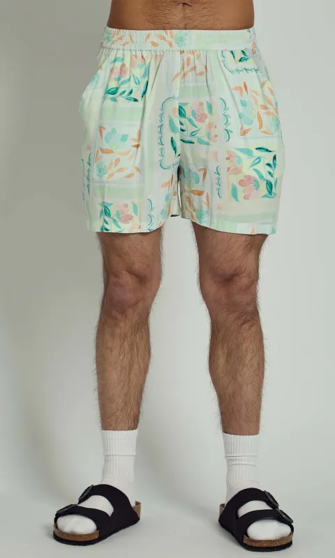 EDWIN PRINTED SHORT sold by NATIVE YOUTH