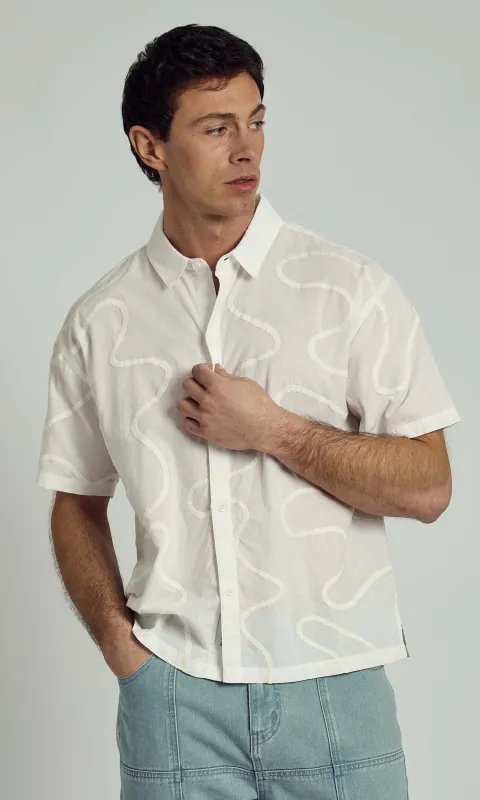 ELM ALL OVER EMBROIDERED SHIRT made by NATIVE YOUTH