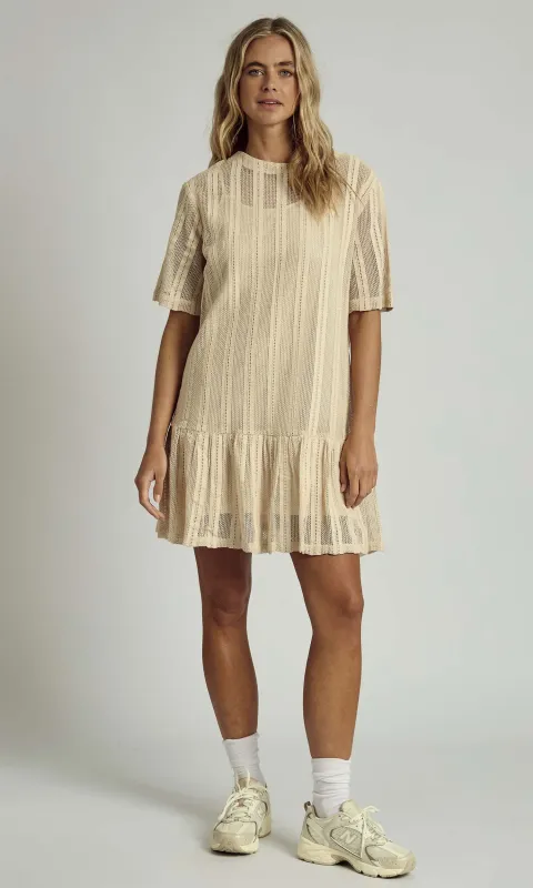 HOLLAND CROCHET MINI DRESS WITH SLIP INSERT sold by NATIVE YOUTH
