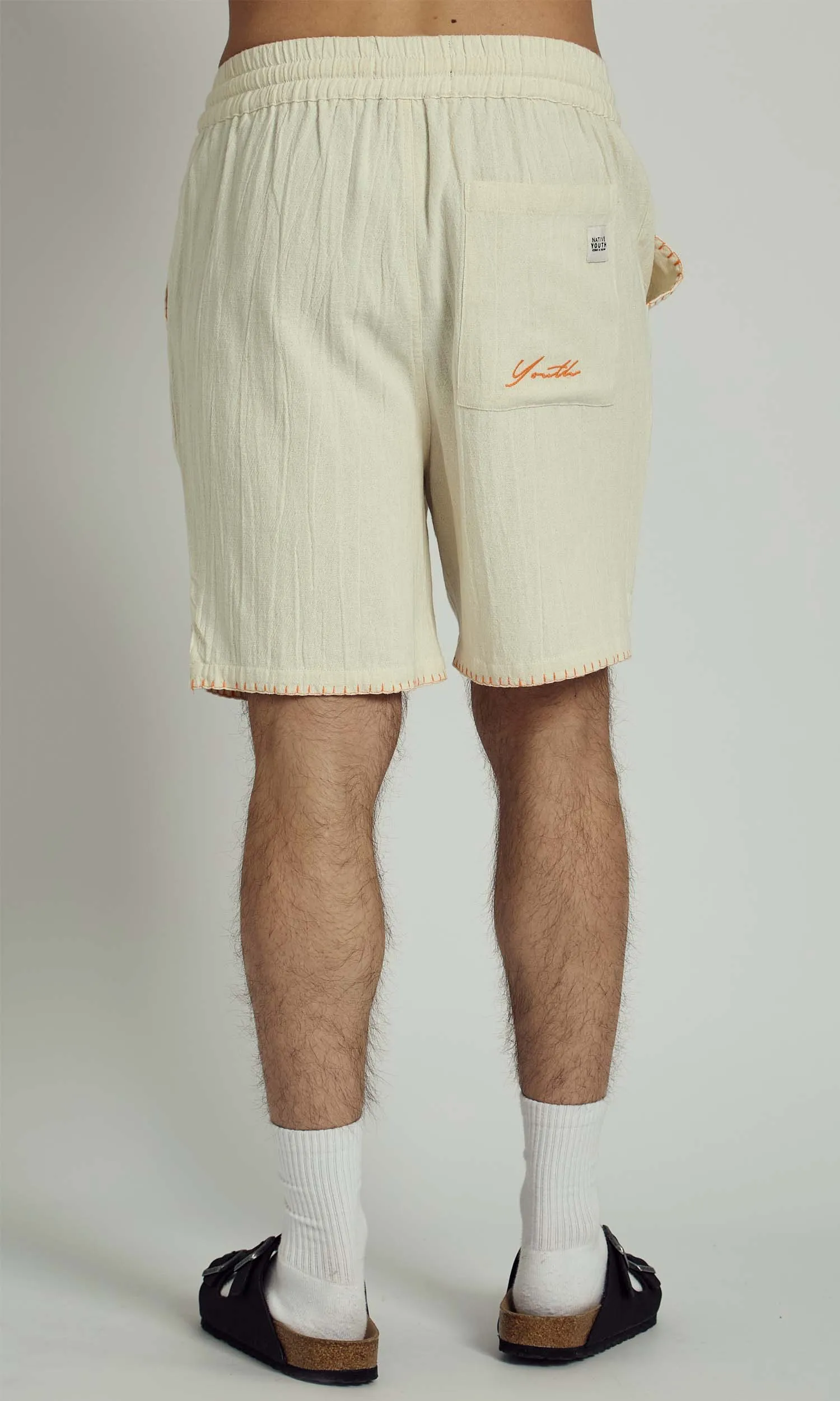 CLOVER TEXTURED BOXY SHORT sold by NATIVE YOUTH product image thumbnail 4