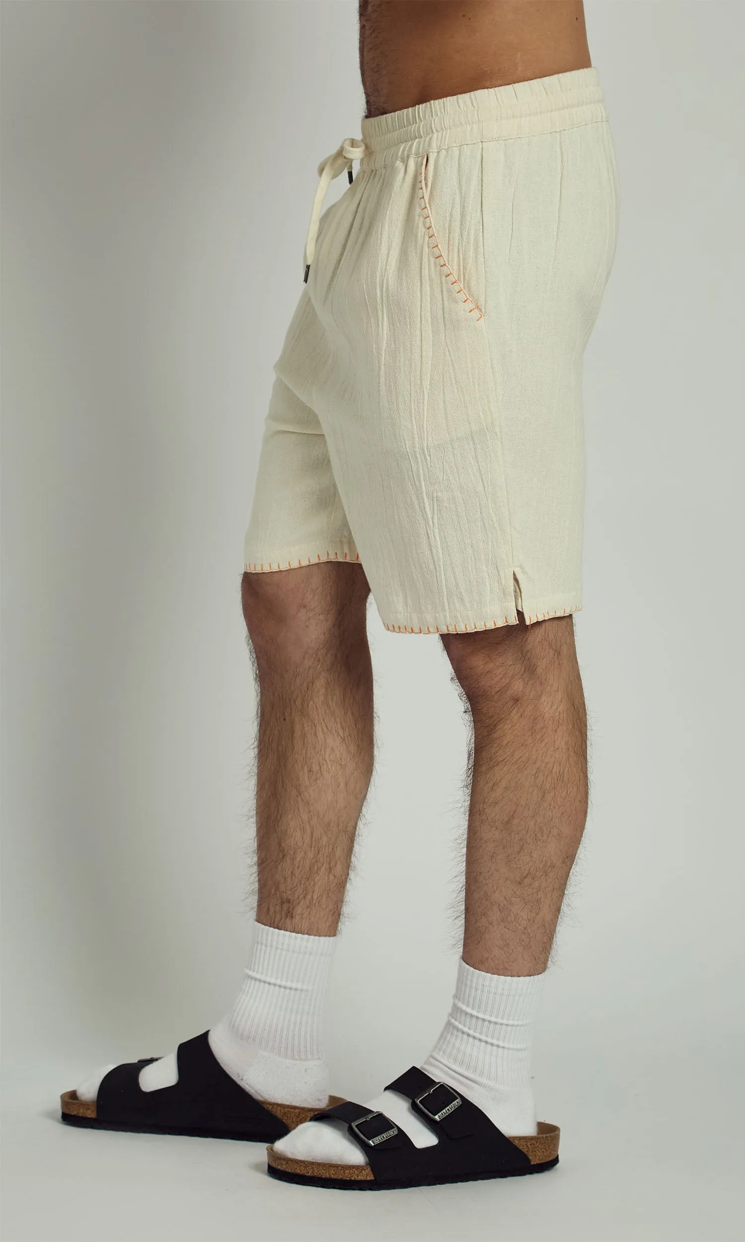 CLOVER TEXTURED BOXY SHORT sold by NATIVE YOUTH product image thumbnail 3