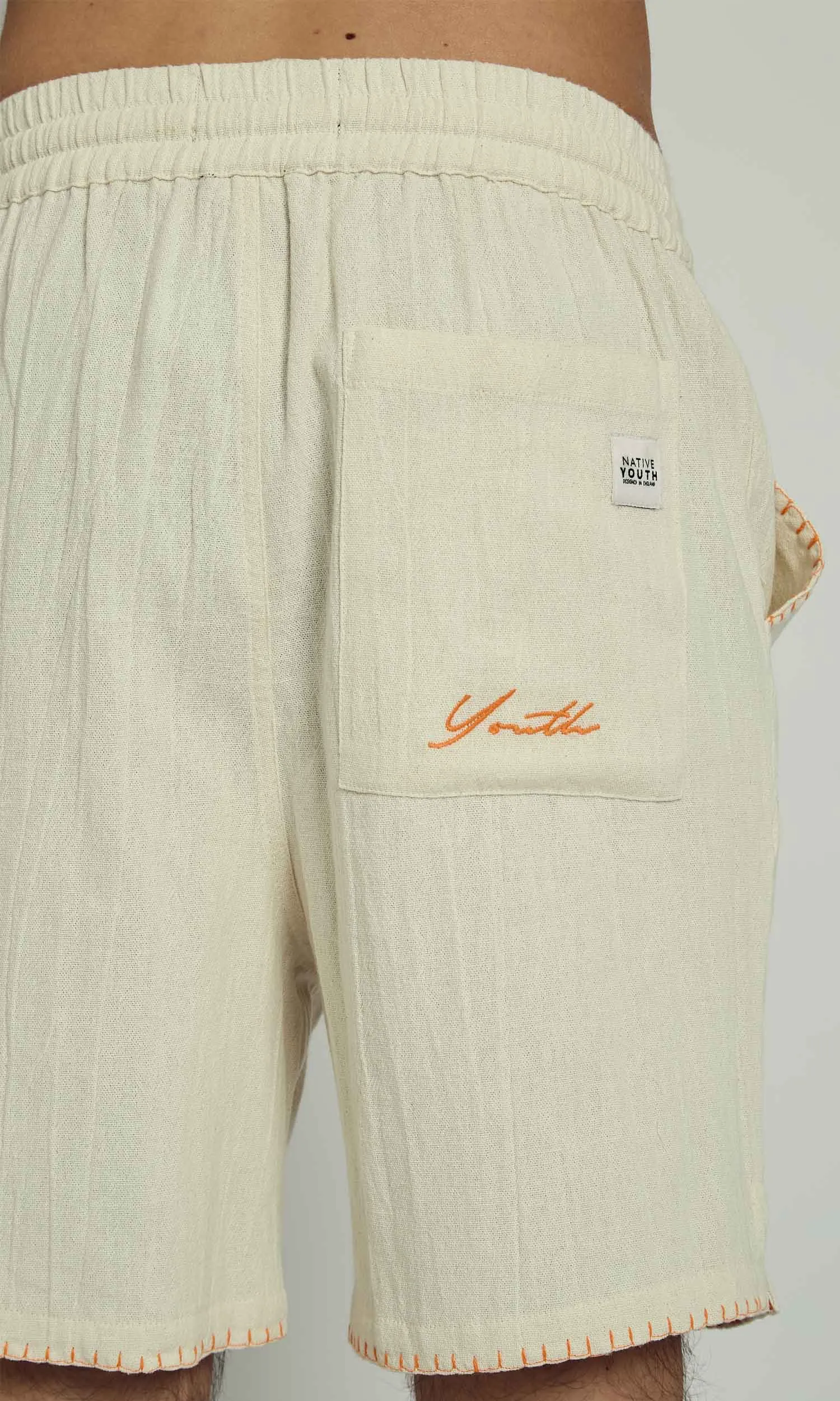 CLOVER TEXTURED BOXY SHORT sold by NATIVE YOUTH product image thumbnail 2