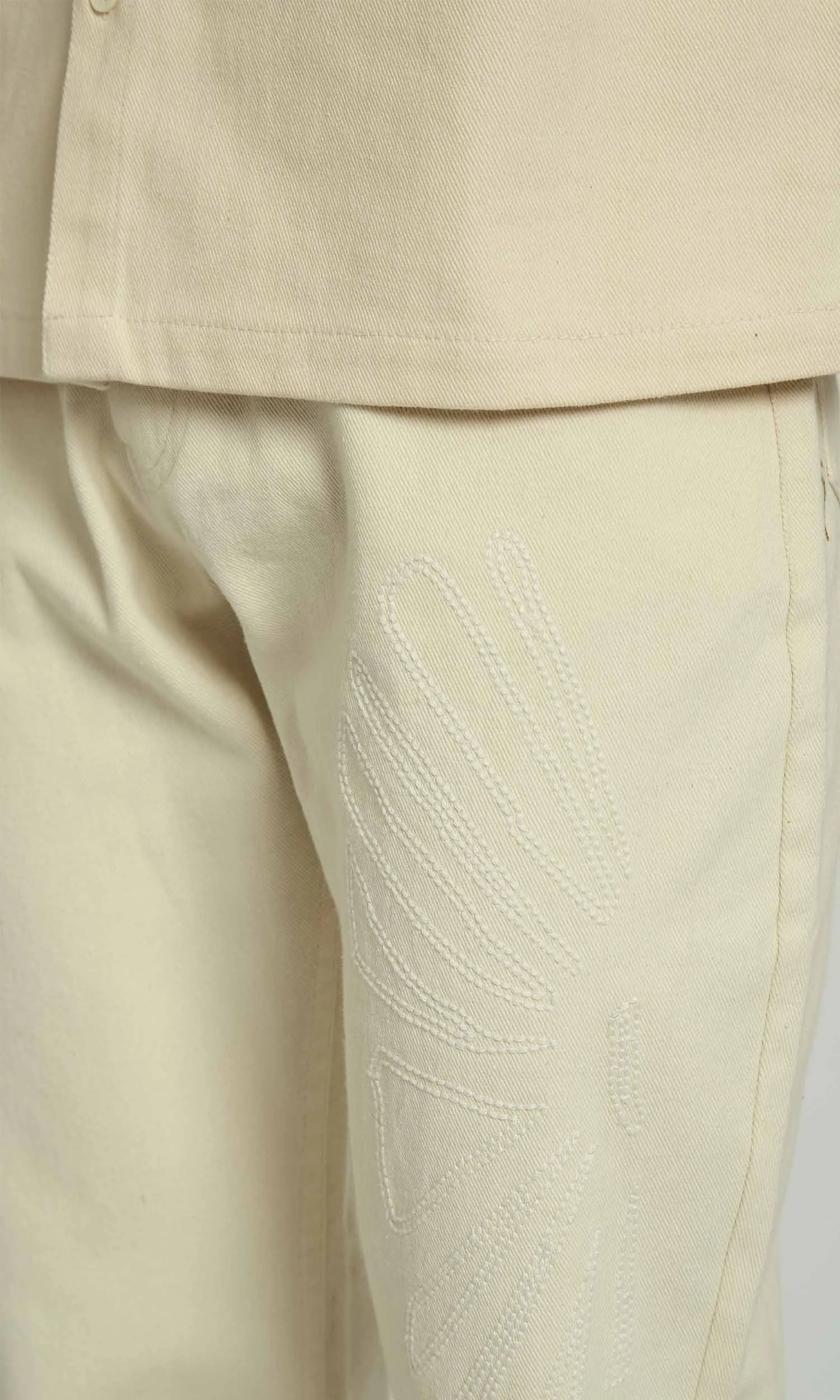 HERBERS EMBROIDERY DENIM TROUSER sold by NATIVE YOUTH product image thumbnail 2