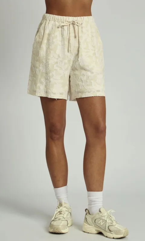 ROUGE EMBROIDERED SHORTS sold by NATIVE YOUTH