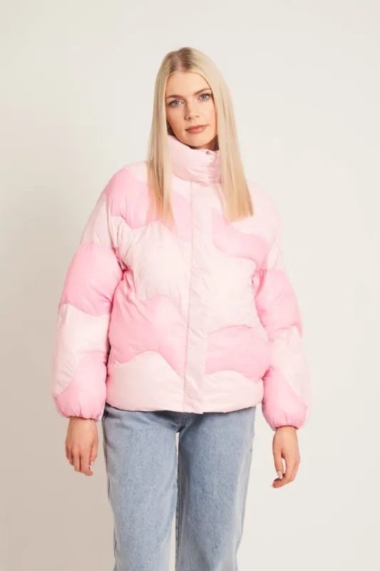 PETRAS PUFFER JACKET - PINK sold by NATIVE YOUTH