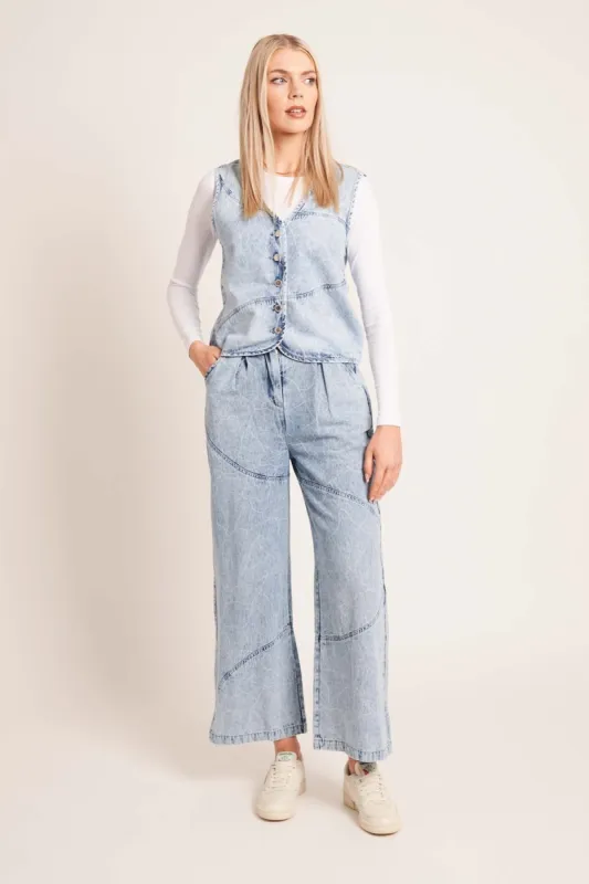 PHOEBE DENIM GILET sold by NATIVE YOUTH