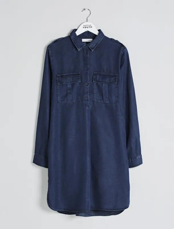 Utility Shirt Dress sold by NATIVE YOUTH