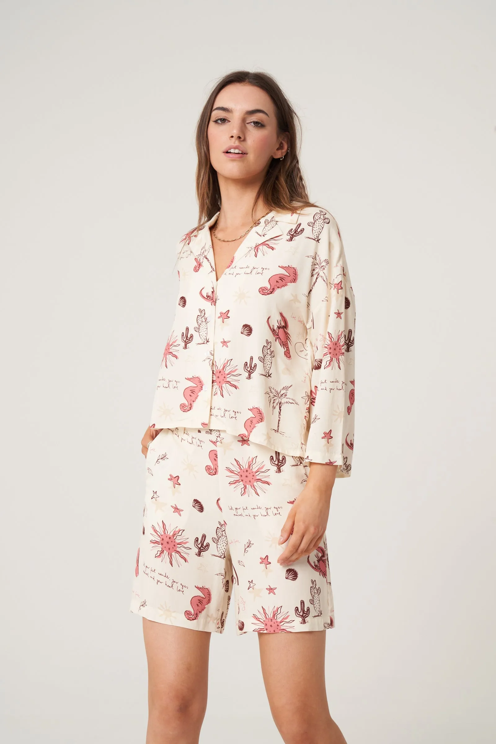 WANDER PRINT SHIRT sold by NATIVE YOUTH product image thumbnail 2