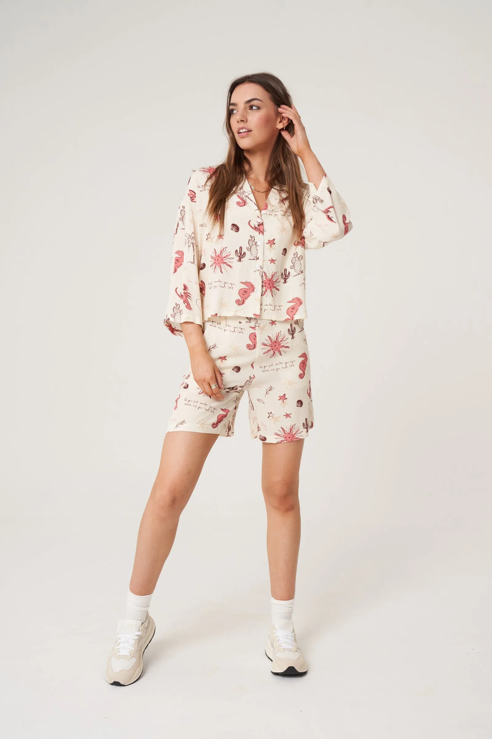 WANDER PRINT SHIRT sold by NATIVE YOUTH product image thumbnail 3