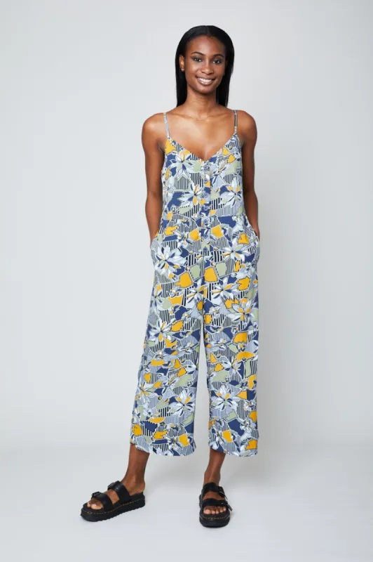 THE GEO FLORA CAMI JUMPSUIT sold by NATIVE YOUTH