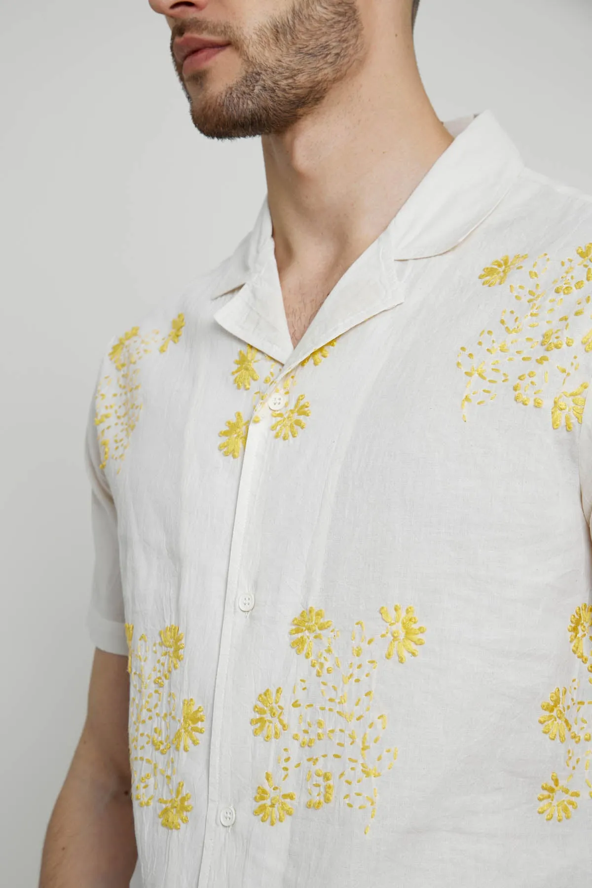 HORNSBY HAND EMBROIDERED SHIRT sold by NATIVE YOUTH product image thumbnail 2