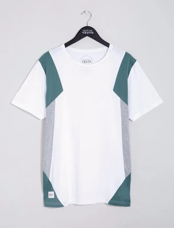 Delaware Colour Block Tee sold by NATIVE YOUTH