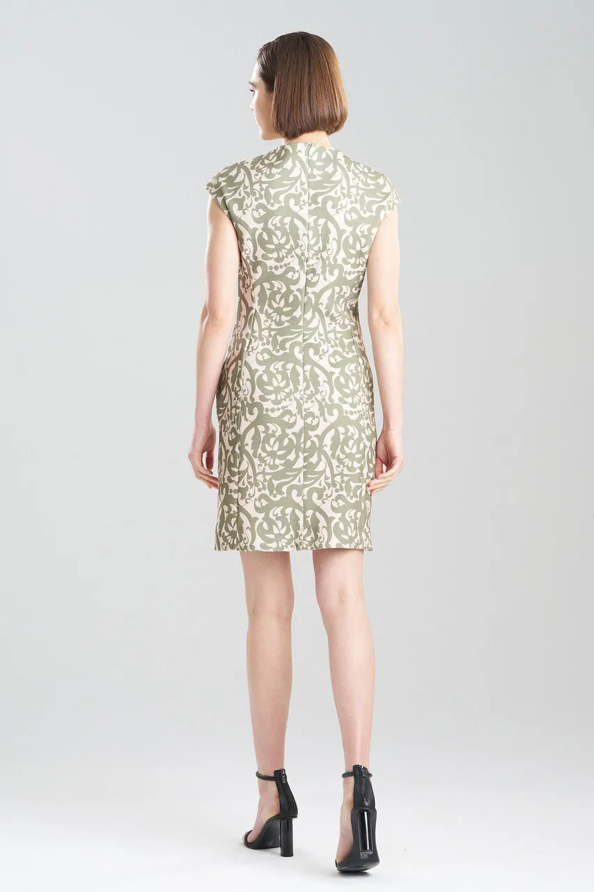 Art Nouveau Scroll Shift Dress sold by Natori product image thumbnail 3