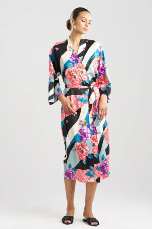 Floral Tapestry Satin Robe sold by Natori