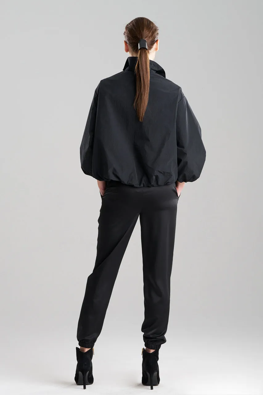 Taffeta Embroidered Balloon Bomber Jacket sold by Natori product image thumbnail 3