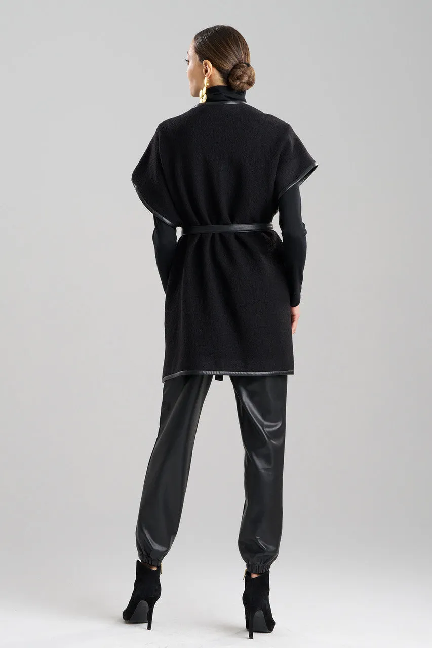 Boiled Wool Poncho Wrap sold by Natori product image thumbnail 3