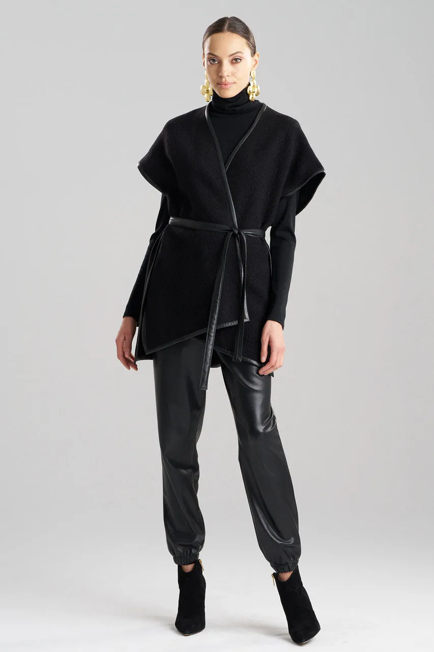 Boiled Wool Poncho Wrap sold by Natori product image thumbnail 2