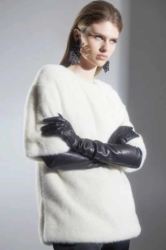 Faux Mink T-Shirt Top sold by Natori