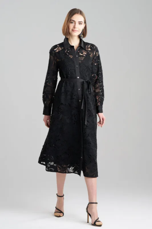 Shinrin Lace Trapeze Shirtdress sold by Natori