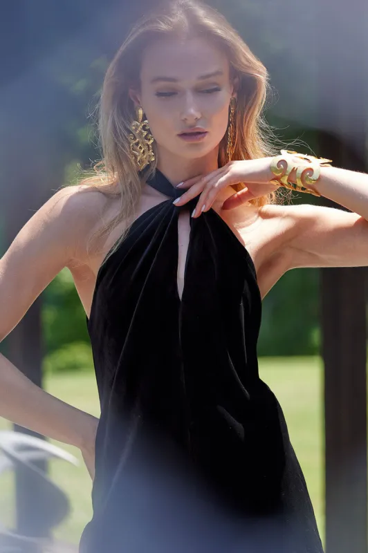 Velvet Halter Top sold by Natori