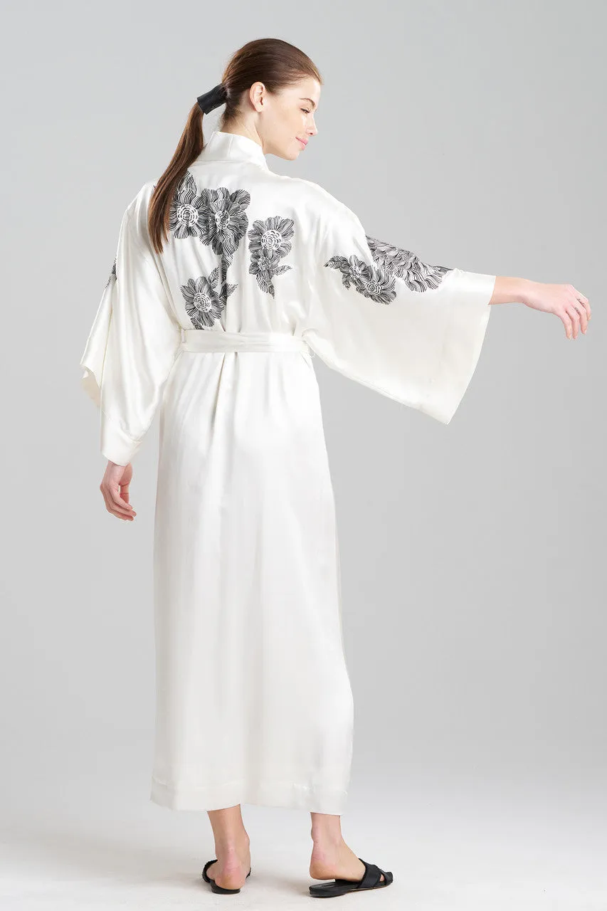 Couture Miyoshi Embroidered Silk Robe sold by Natori product image thumbnail 2