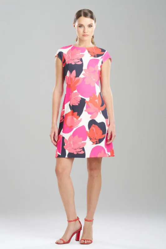 Lotus Shift Dress - magenta sold by Natori