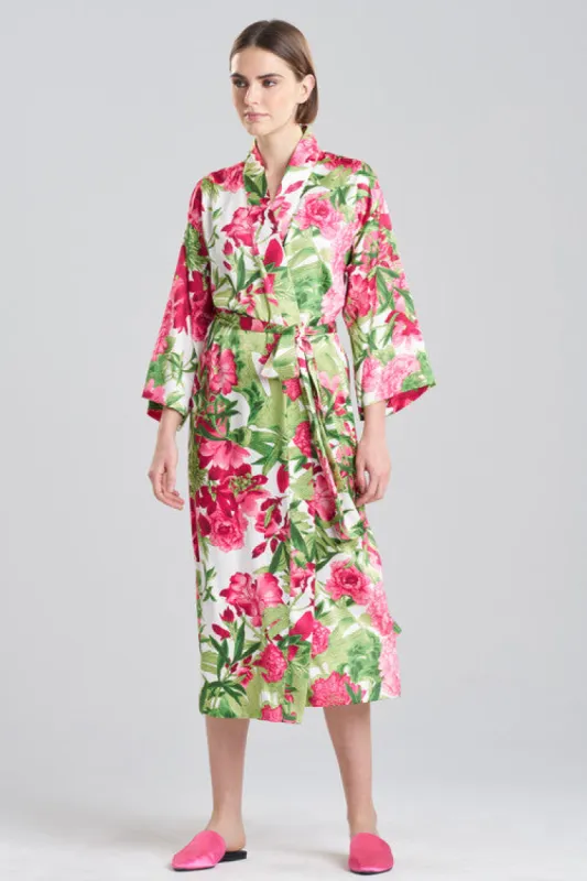 Enchanted Peony Satin Robe sold by Natori