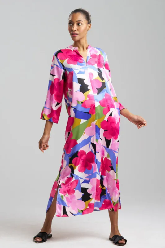 Bonita Satin Zip Caftan sold by Natori