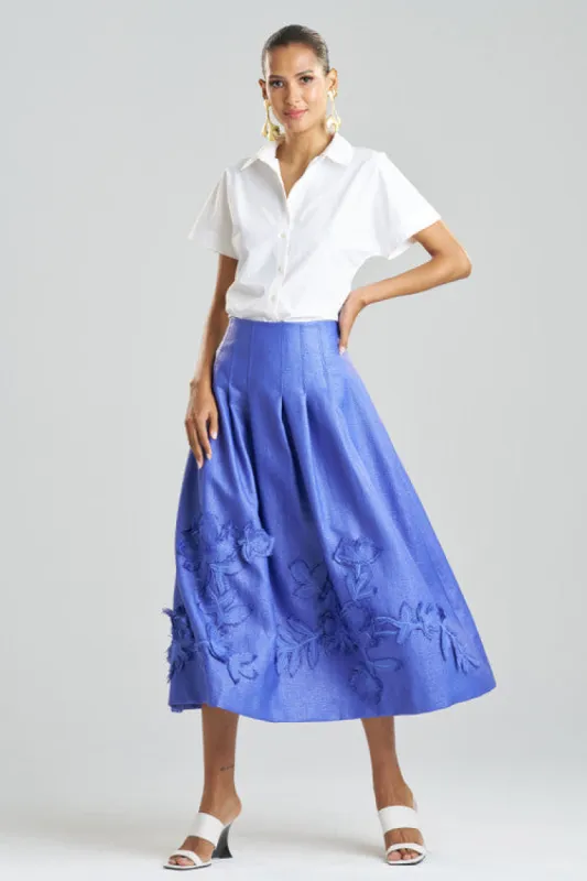 Embellished Raffia Maxi Skirt sold by Natori