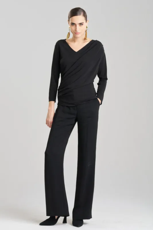 Matte Jersey Draped Top sold by Natori