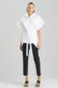 Cotton Poplin Kimono Wrap Shirt sold by Natori