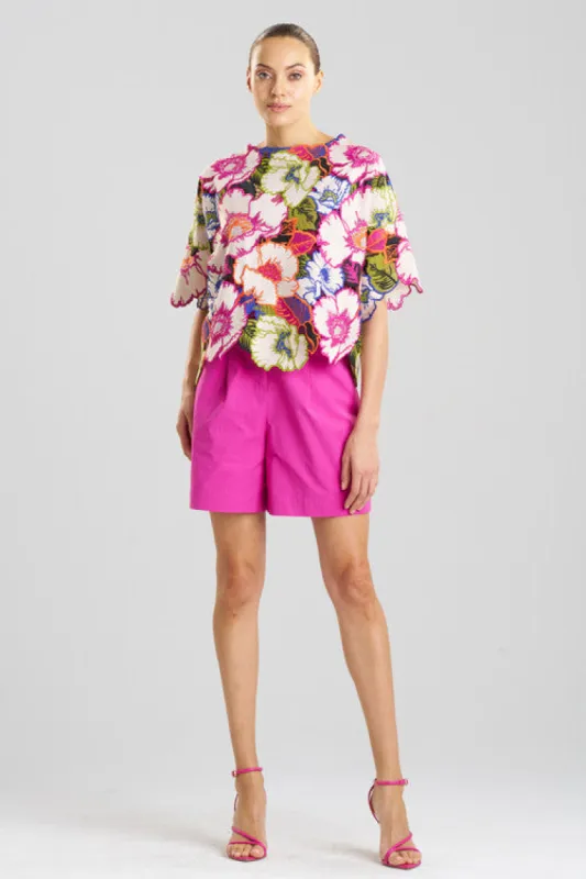 Cote D'Azur Embroidered Lace Top sold by Natori