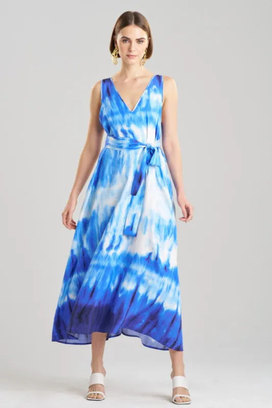 Santorini Printed Cotton Silk Trapeze Tank Dress sold by Natori