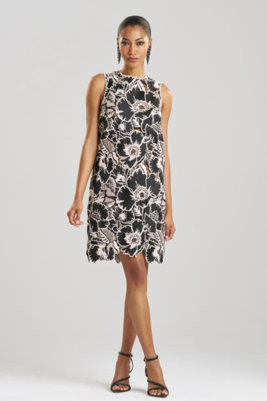 Cote D'Azur Embroidered Lace Shift Dress sold by Natori