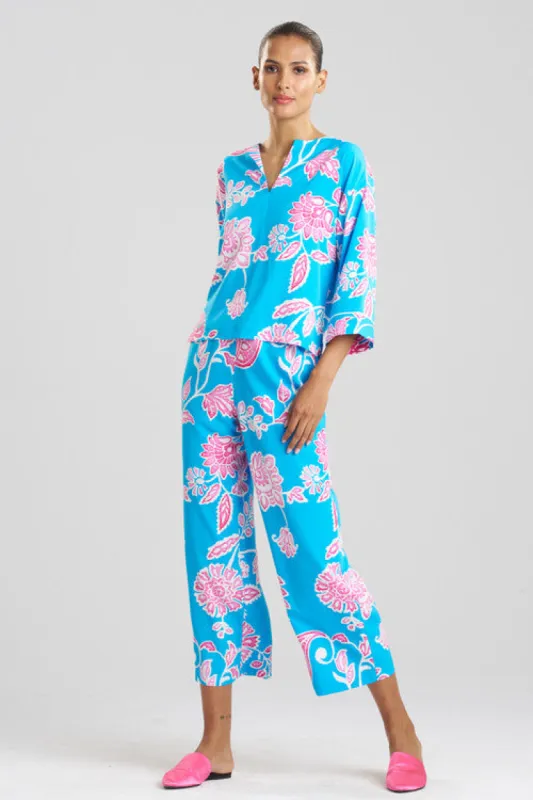 Sanremo PJ - teal/pink sold by Natori