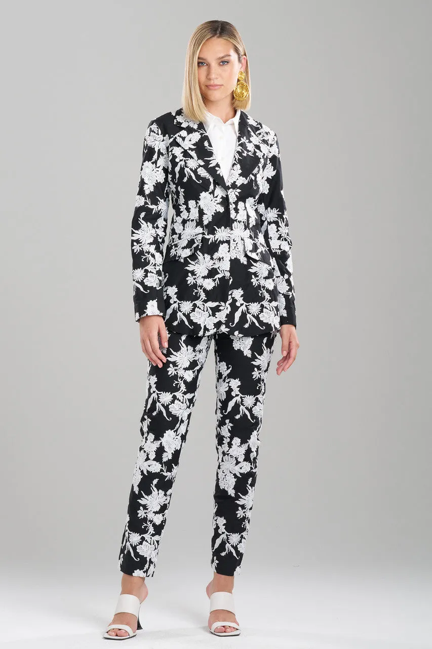 Tangier Embroidered Cotton Tailored Blazer sold by Natori product image thumbnail 3