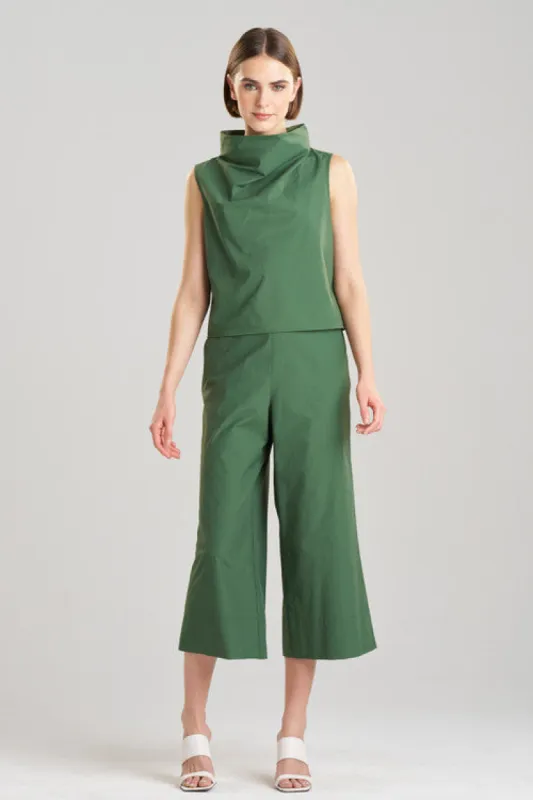 Techno Poplin Cowl Top sold by Natori