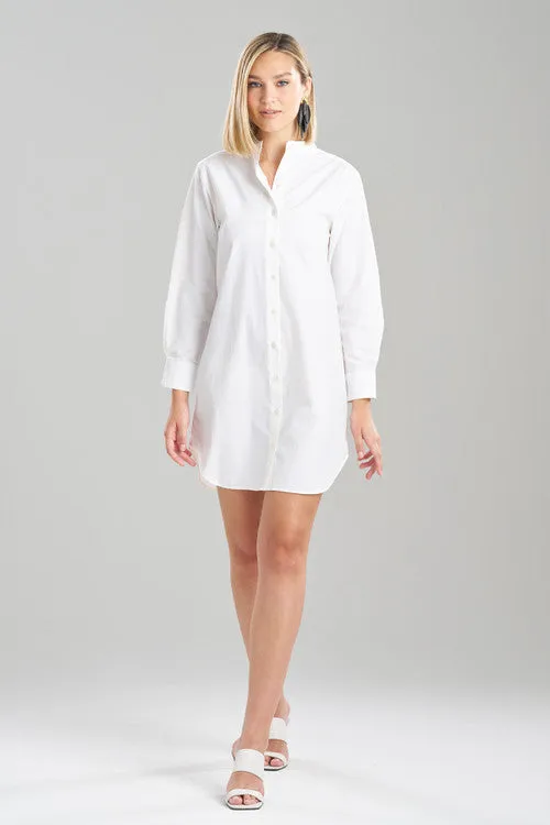 Techno Poplin Shirtdress sold by Natori