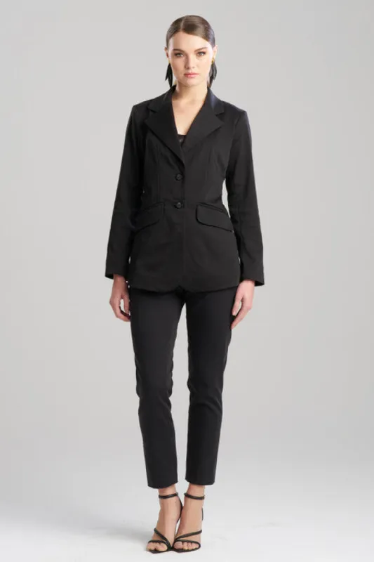 Cotton Chino Two Button Blazer sold by Natori