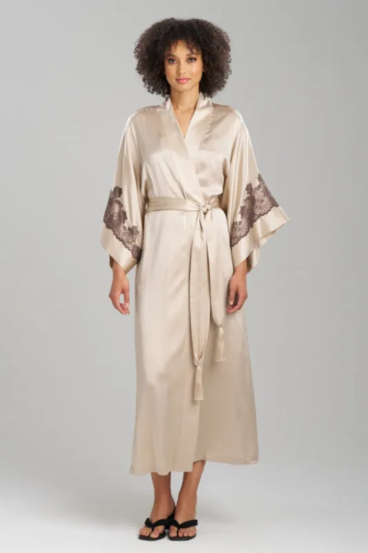 Lolita Lace Embroidered Silk Tassel Robe sold by Natori