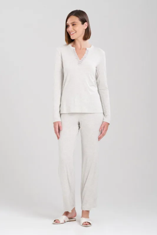 Feathers Essentials Lenzing™ Ecovero™ Viscose Lace Applique PJ sold by Natori